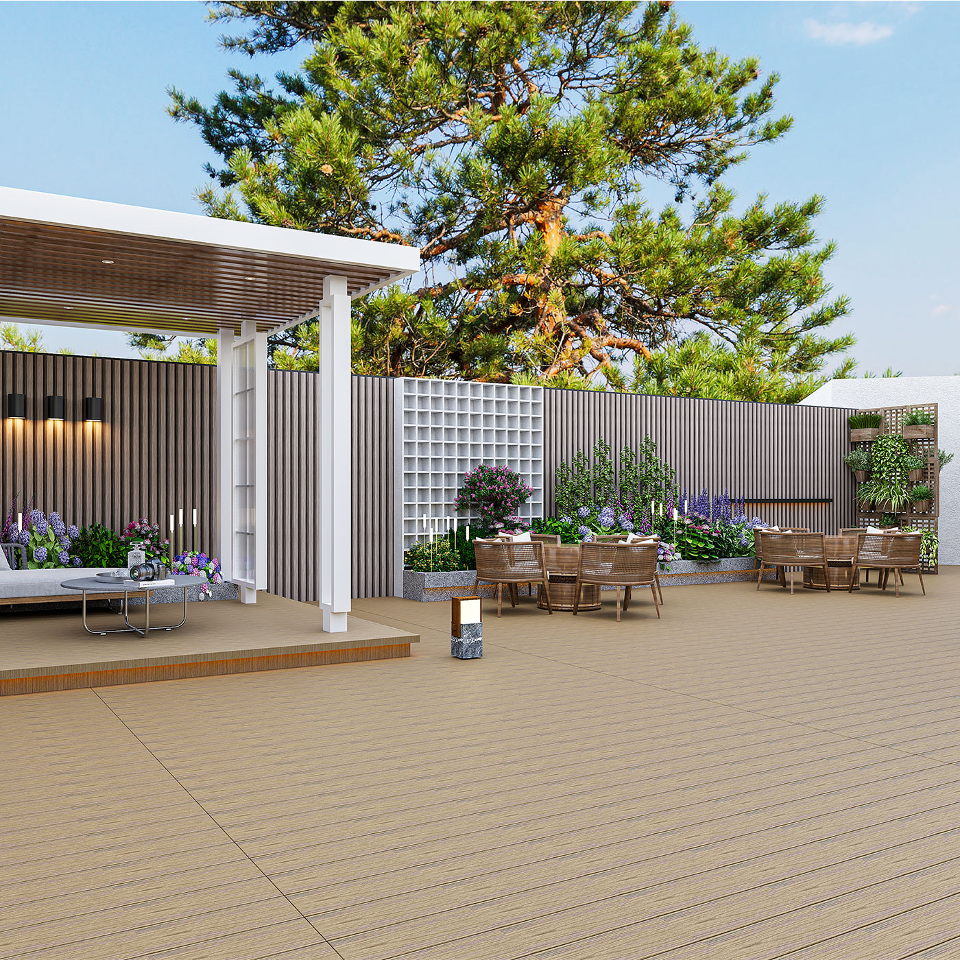 Eterna WPC Decking - Acient Wood
